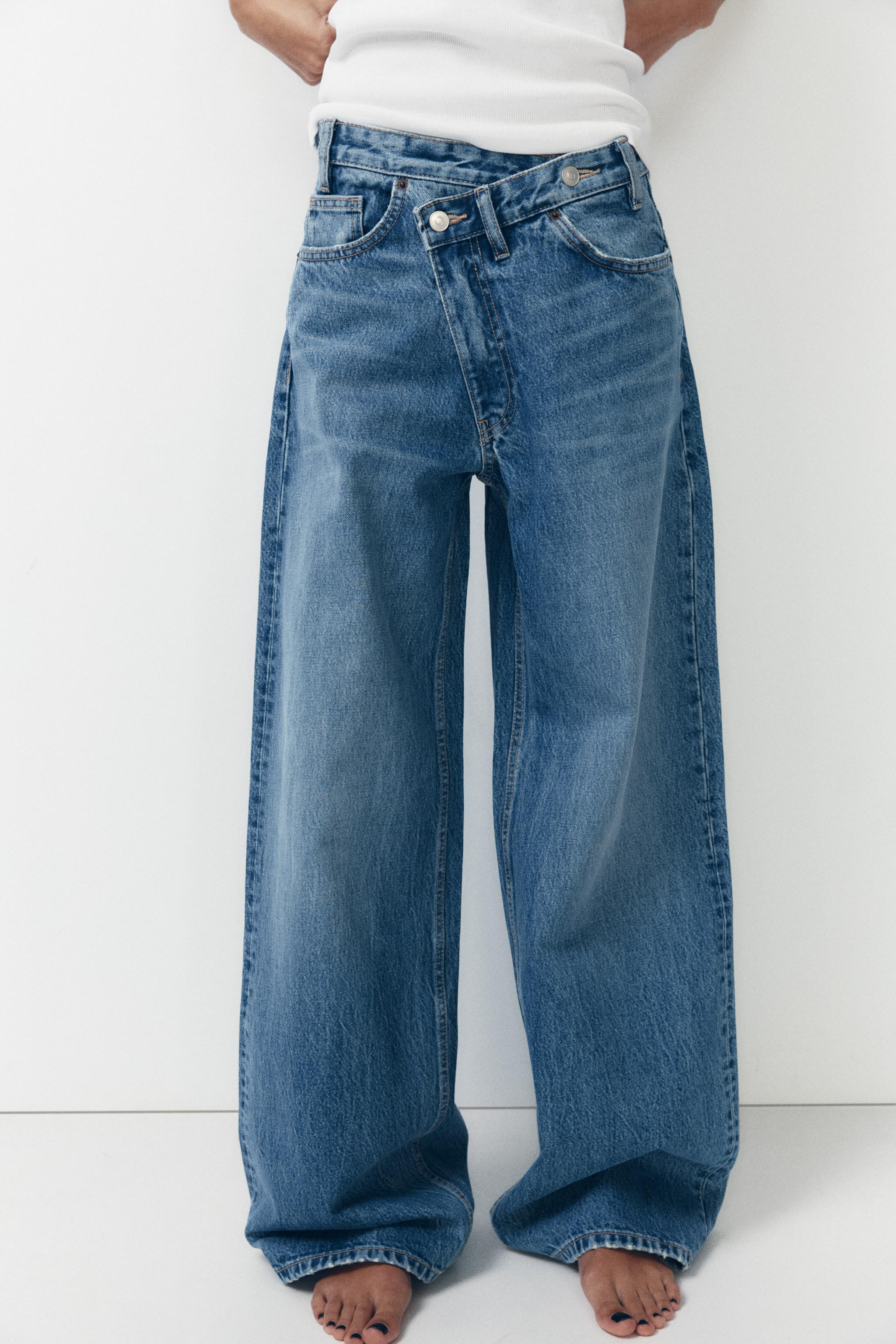 TRF HIGH-WAIST WIDE-LEG JEANS | Zara UK