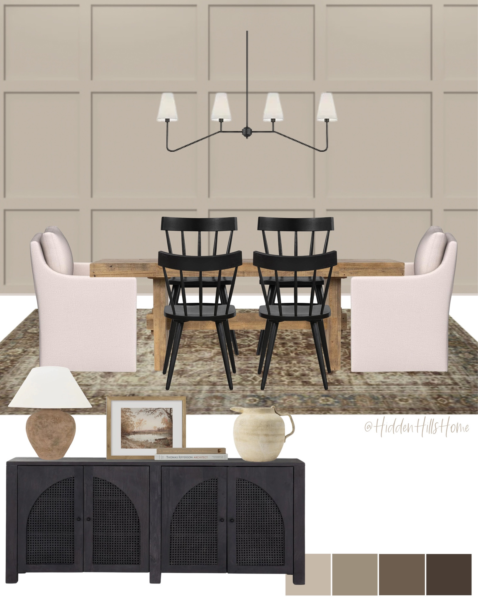 Dining room decor mood board, dining table, dining chairs, dining room design, dining room inspiration, home decor #diningroom 

#LTKstyletip #LTKhome #LTKfamily