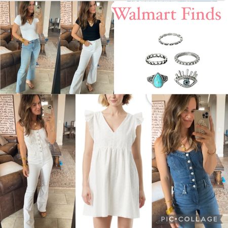 #walmartpartner Like and comment “DENIM JUMPSUIT” to have all links sent directly to your messages: these are giving me designer feels. Can dress them up or down and love the fit  ✨ 
.
#walmartfashion #walmart #walmartfinds #jumpsuit #concertoutfit #countryconcert #summerstyle 

#LTKSaleAlert #LTKStyleTip #LTKFindsUnder50