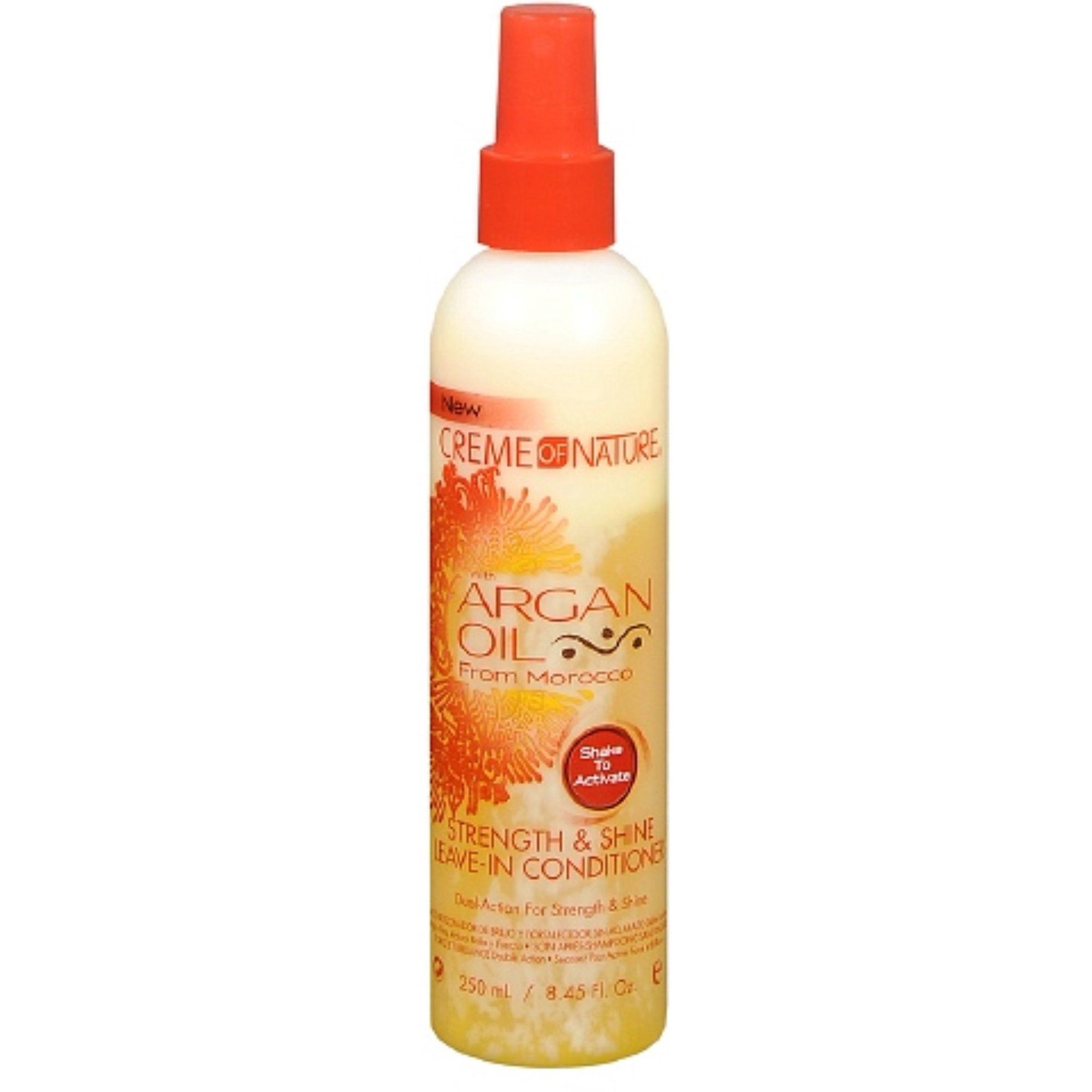 Creme of Nature Argan Oil Strength & Shine Leave-in Conditioner Spray, 8.45 fl oz | Walmart (US)