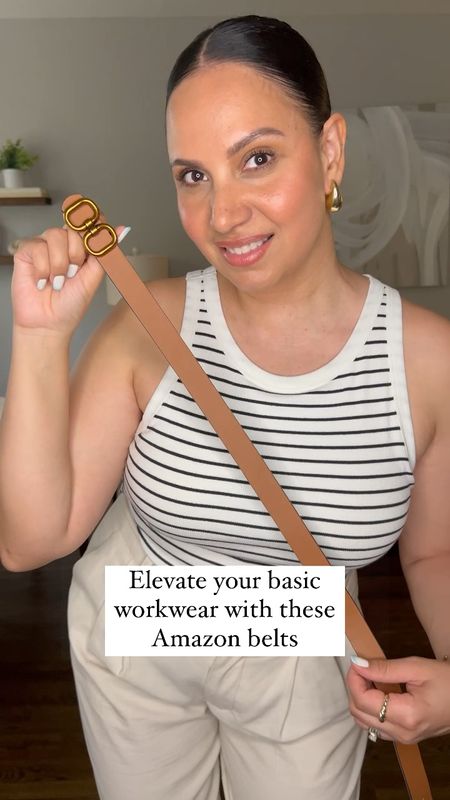 Elevate your basic work outfit with these belts under $15 from Amazon!

Spring work outfit, Summer work outfit, business causal outfit, reversible belt, black belt from Amazon



#LTKworkwear #LTKVideo #LTKmidsize