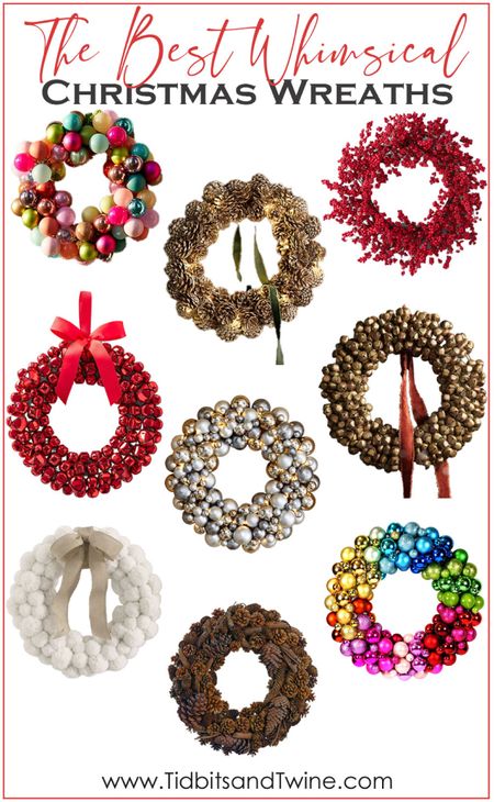 Looking for some festive whimsy? Check out my favorite Christmas wreaths!

#LTKSeasonal #LTKhome #LTKHoliday