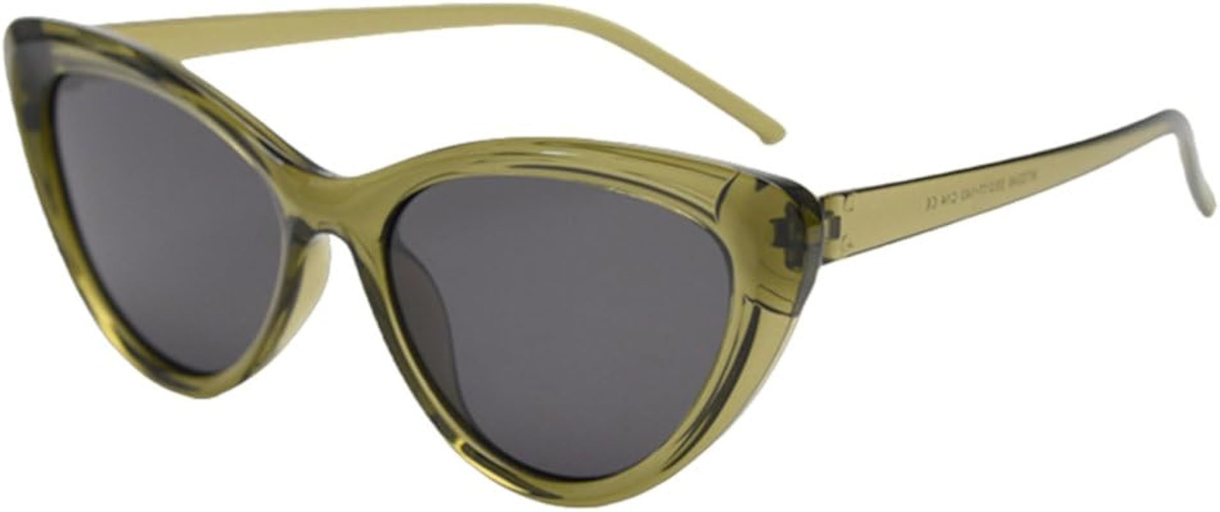 Cat Eye Sunglasses For Women Ultralight Sun Glasses For Men Retro Style Male Brown Green | Amazon (US)
