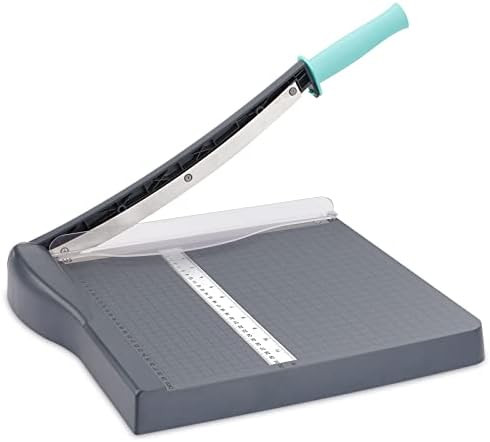 Paper Cutter, Paper Slicer with Safety Guard and Blade Lock, 12" Cut Length Guillotine Paper Cutt... | Amazon (US)