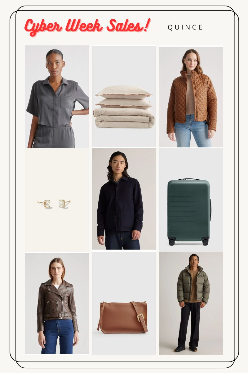 Quince One Day Sale for Black Friday! Major sales -- like this silk pajama shirt for under $50! Bedding for under $100, a leather jacket on sale for $100!  

 #LTKCyberWeek