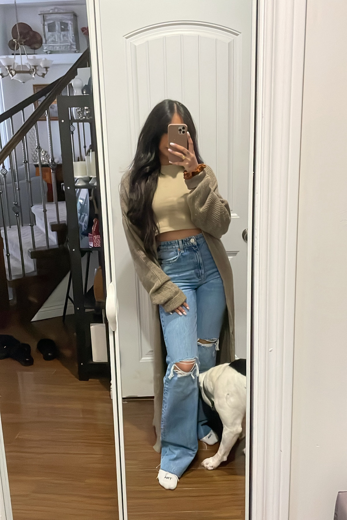 Can’t find the perfect distressed jeans? Grab a razor and do it yourself! 
Spring outfit 

#LTKsalealert #LTKstyletip #LTKover40