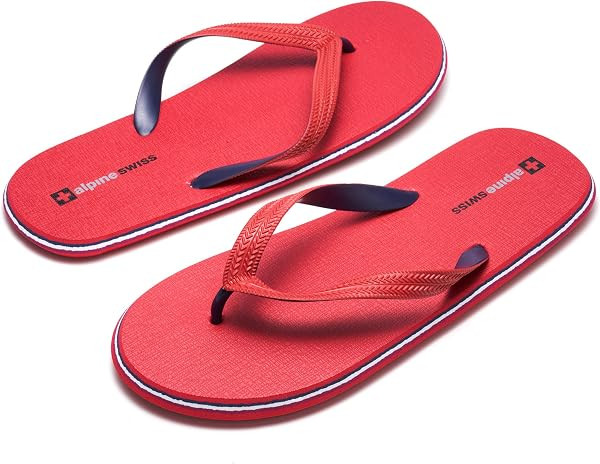 Alpine Swiss Men's Flip Flops | Ultra-light Thin EVA foam Sandals for Beach Pool Everyday Wear | ... | Amazon (US)