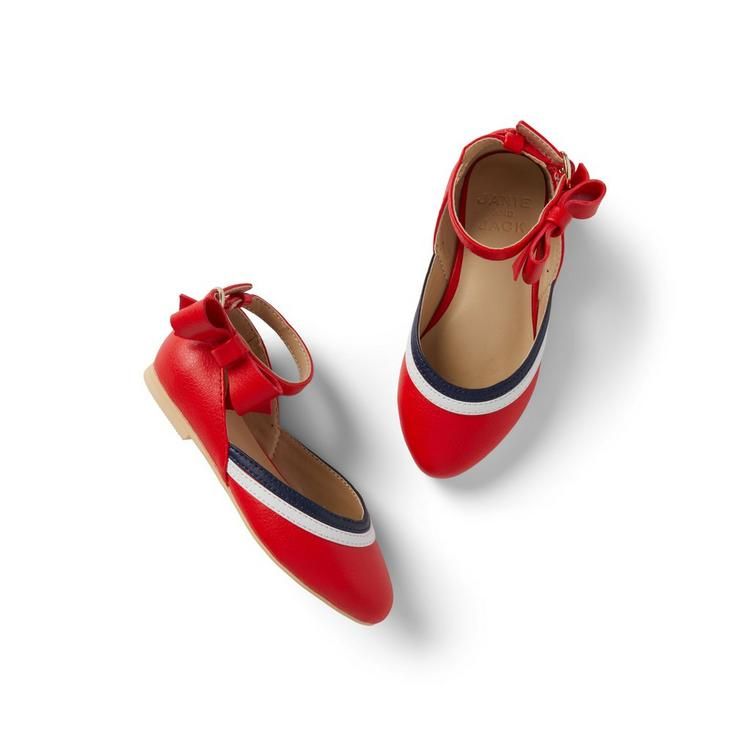 Colorblocked Bow Flat | Janie and Jack