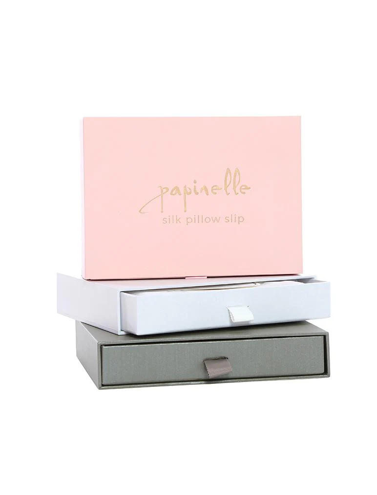 Audrey Boxed Silk Pillow Slip | Papinelle Sleepwear US