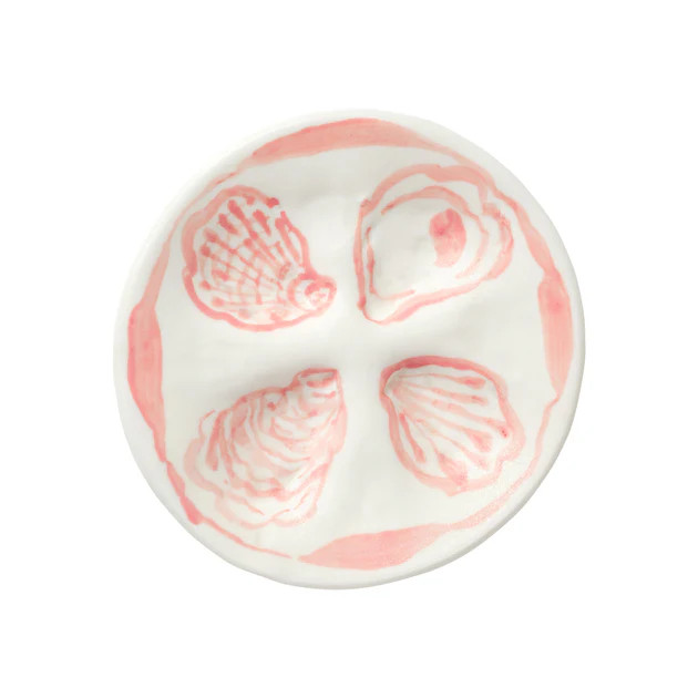 Coral Small Oyster Plate | Cailini Coastal