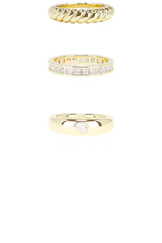 MEGA The Twisted Stack in 14k Gold Plated from Revolve.com | Revolve Clothing (Global)