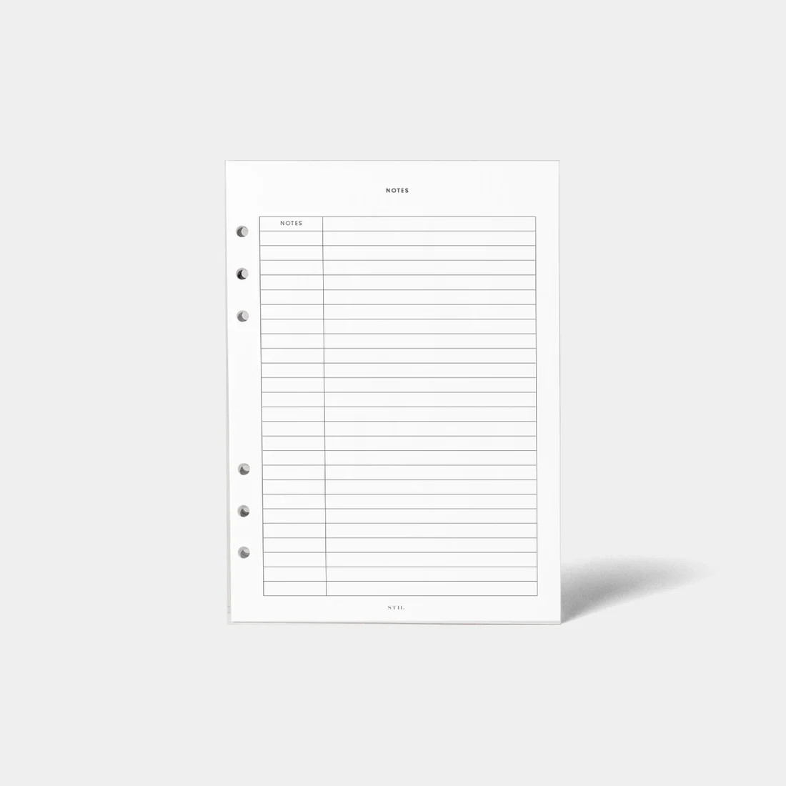 Notes Insert (6-Ring) | STIL