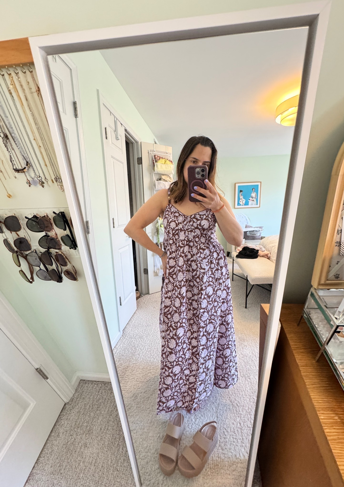 So good. Beading on the shoulder straps is such a pretty touch

Size small
I’m 5’3 for reference 

#LTKootd #LTKSaleAlert #LTKMidsize