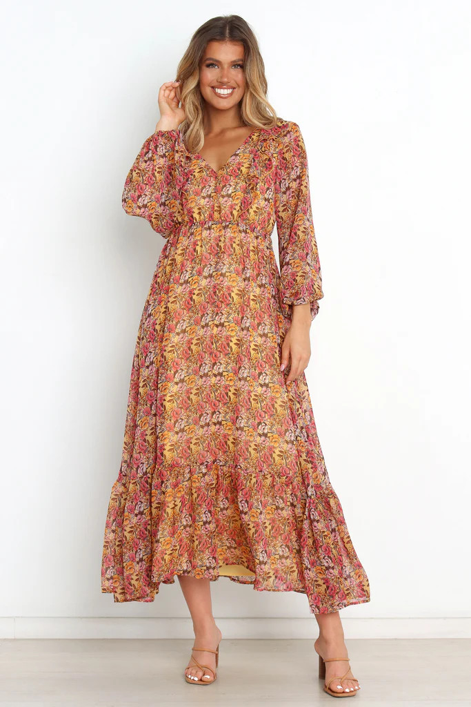 Luciana Dress - Mustard | Petal & Pup (US)