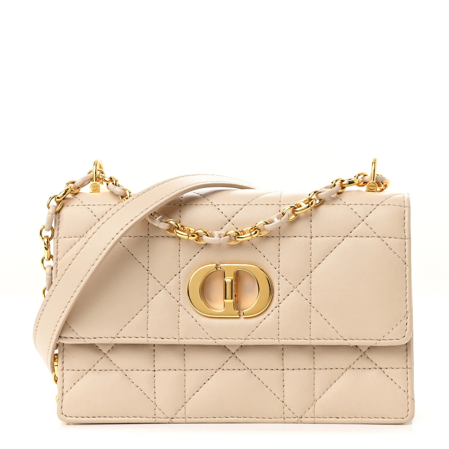 Lambskin Macrocannage Mini Miss Caro Bag Caramel Beige | FASHIONPHILE (US)