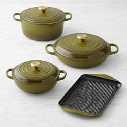 Le Creuset Signature Enameled Cast Iron 7-Piece Essential Cookware Set | Williams-Sonoma