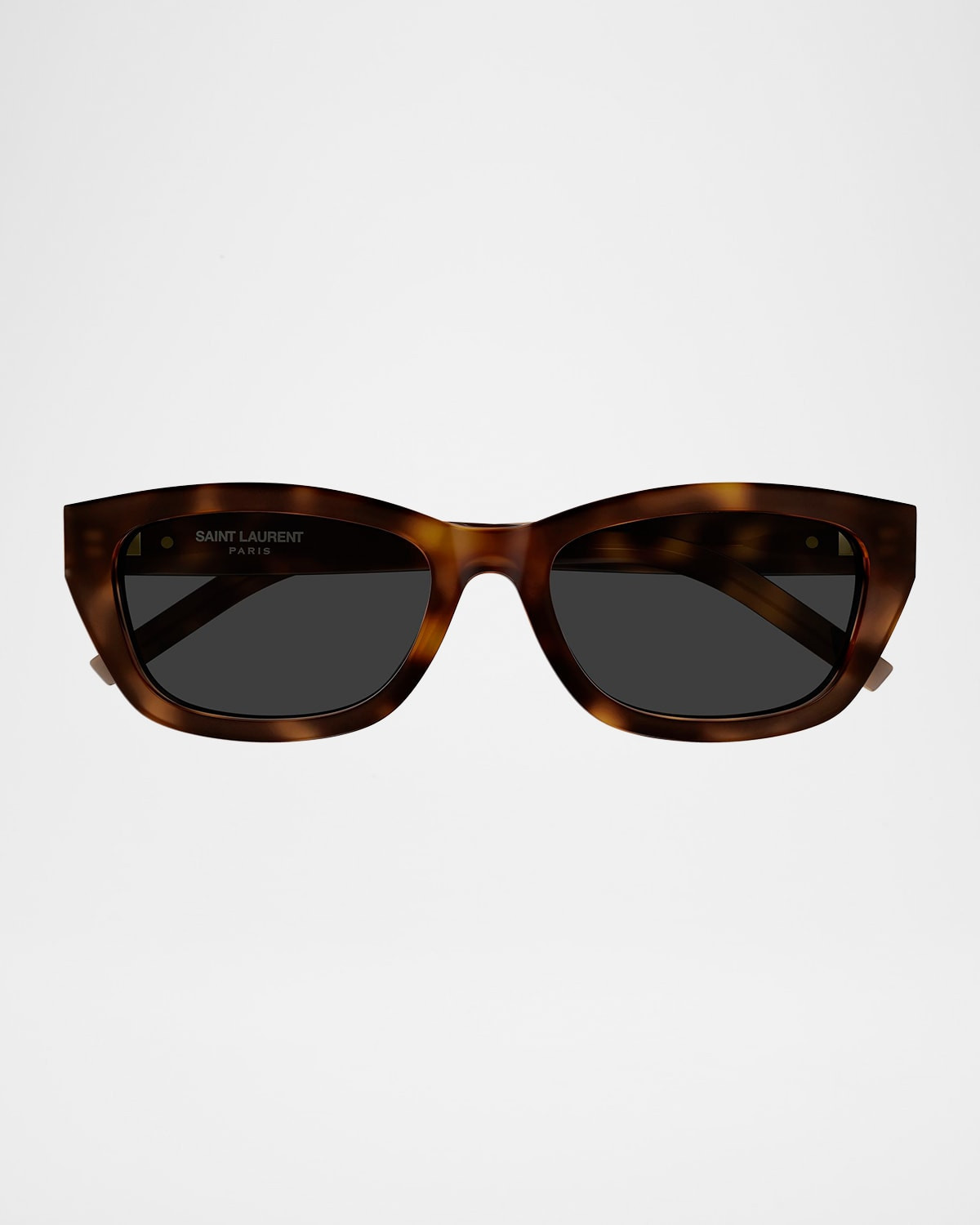 YSL 55mm Rectangular Acetate Sunglasses | Neiman Marcus