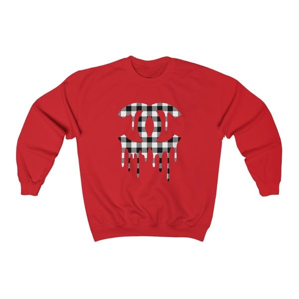 Buffalo Check Double C Unisex Sweatshirt | Always Stylish Mama