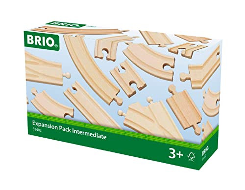 BRIO World 33402 Expansion Pack Intermediate - Wooden Train Set for Kids | Enhances Creativity | Compatible with All BRIO Train Sets | FSC Certified | Ideal for Ages 3 and Up | Amazon (US)