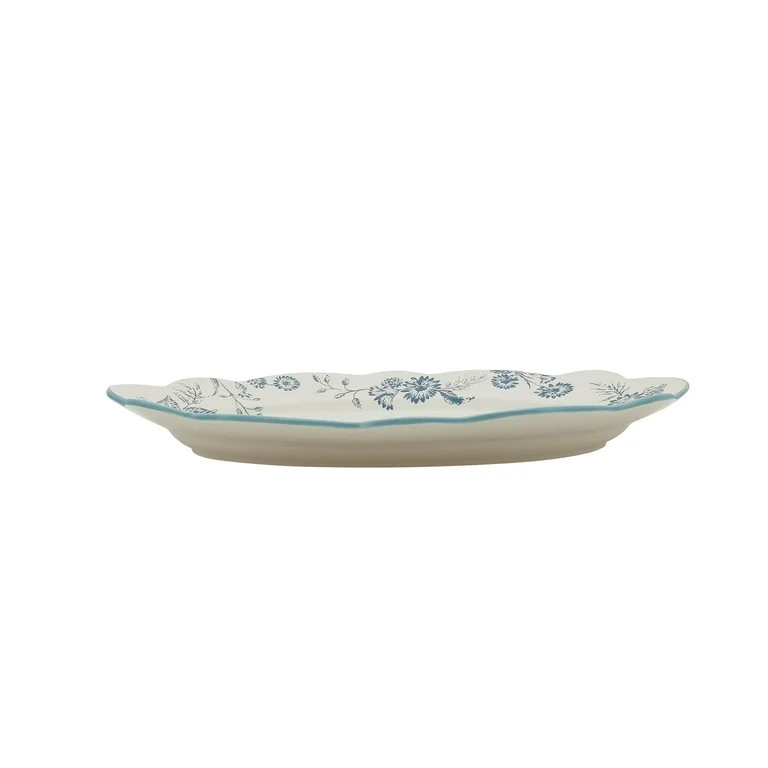 Way to Celebrate Ceramic Oval Serving Tray | Walmart (US)