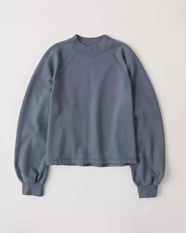 Mini Mockneck Sweatshirt | Abercrombie & Fitch US & UK
