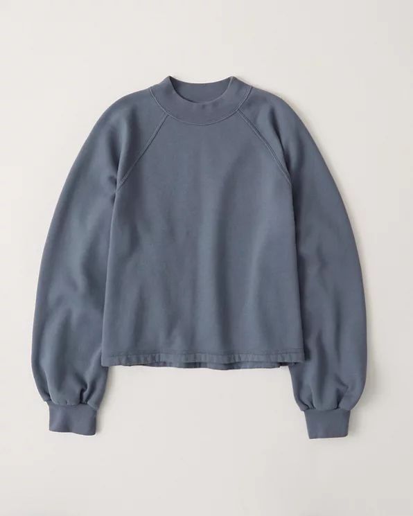 Mini Mockneck Sweatshirt | Abercrombie & Fitch US & UK