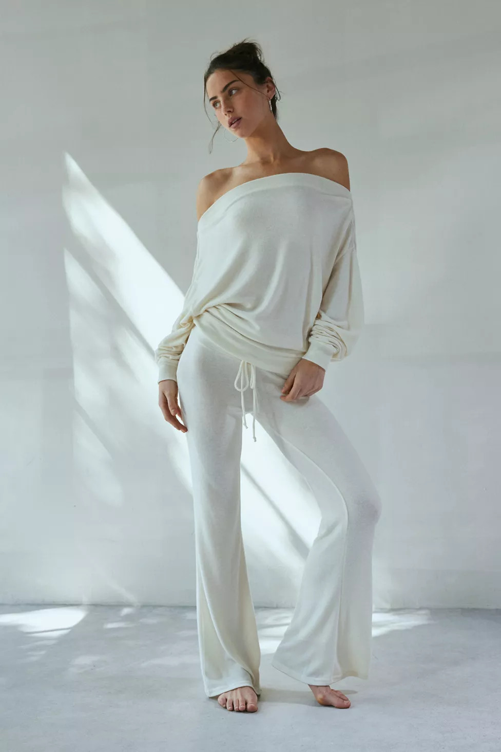 Out From Under Clarity Cozy Knit Off-The-Shoulder Top | Urban Outfitters (US and RoW)