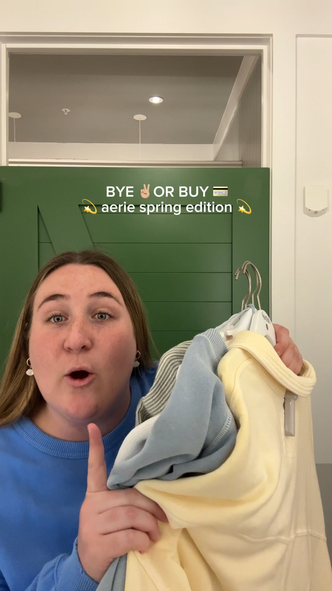 Aerie spring arrivals!! Everything is on sale under $40!! Shorts I’m wearing are on sale for $10!! 
Blue Crewneck- Large
Green Button Up- Large
Yellow / White Quarter Crew- XL
White Shorts- Large

#LTKFindsUnder50 #LTKMidsize #LTKSpringSale