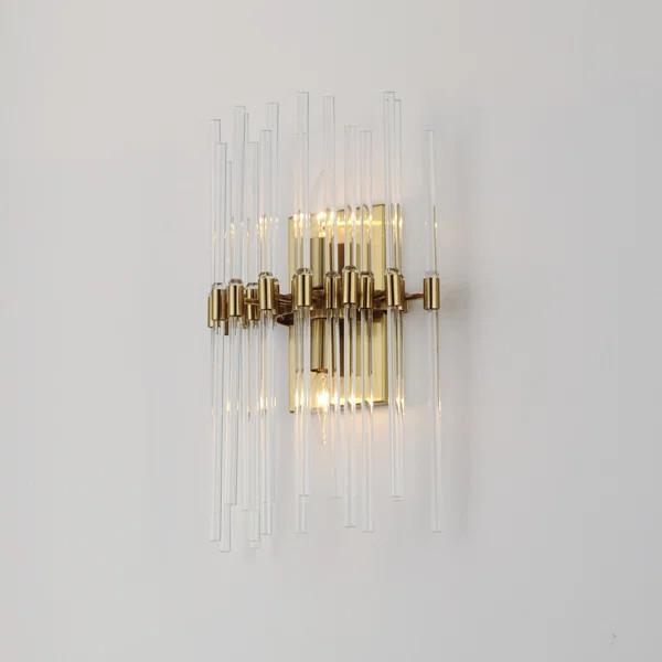 Rhonda Steel Flush Mounted Sconce | Wayfair North America