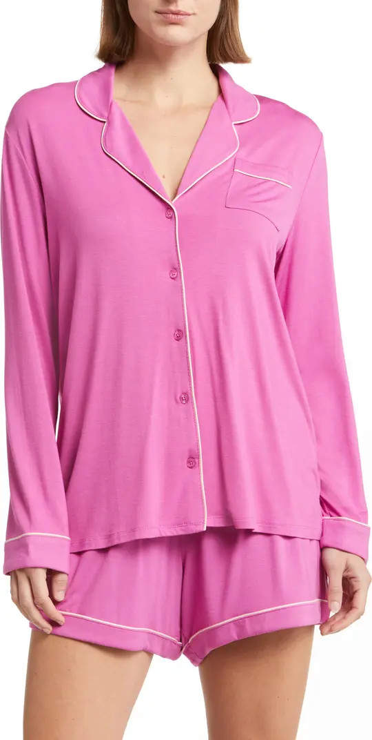 Nordstrom Moonlight Long Sleeve Stretch Modal Short Pajamas | Nordstrom | Nordstrom
