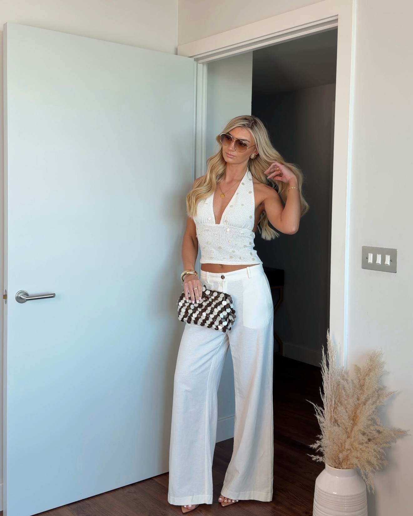 Zara new in, summer outfits, Zara outfits, beaded top, linen trousers

#LTKuk #LTKspring #LTKsummer