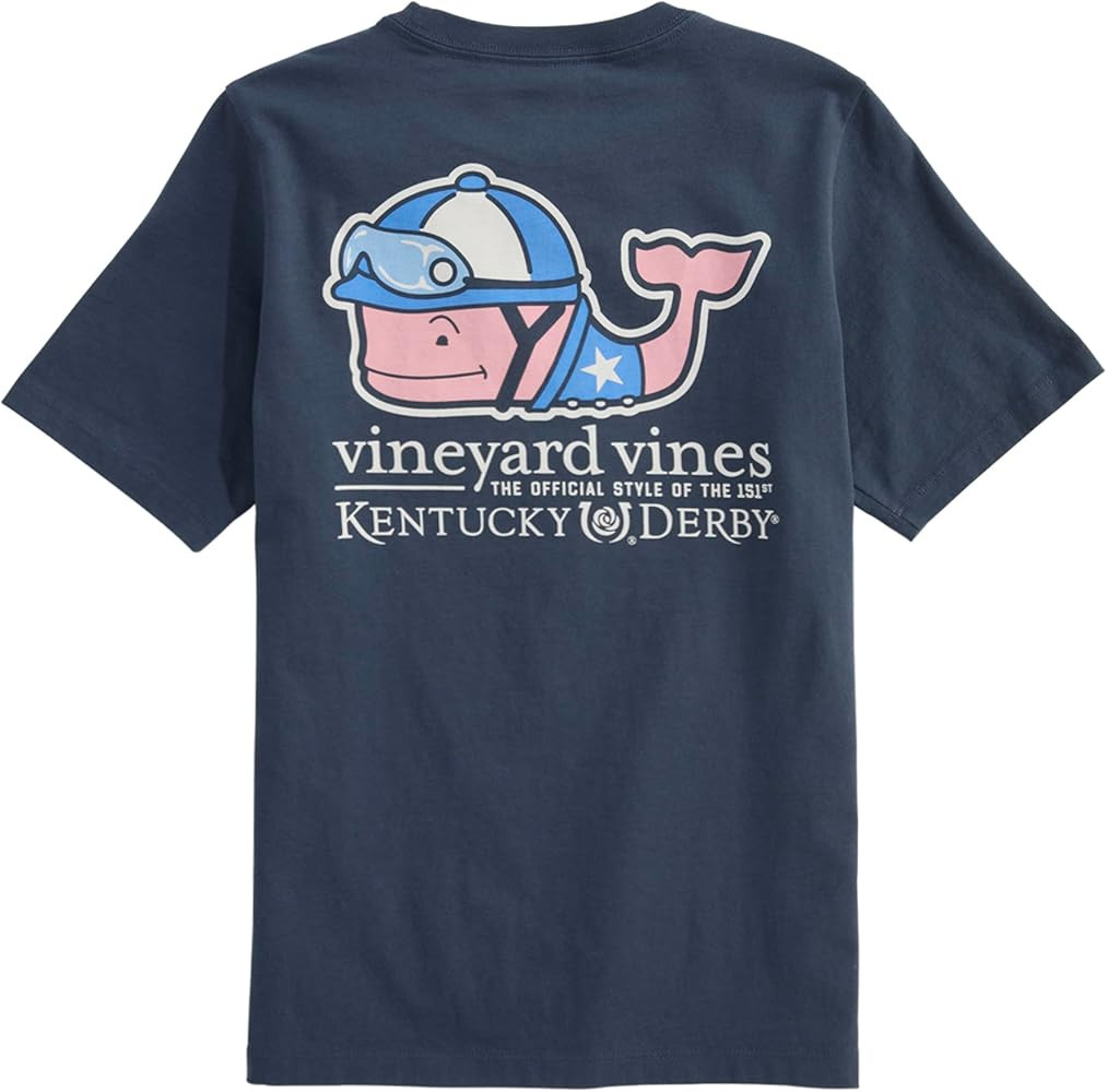 Vineyard Vines Boys' Boys' Kentucky Derby Jockey Whale Short-Sleeve Pocket Tee | Amazon (US)