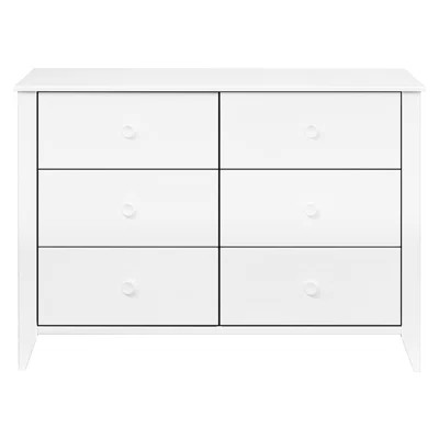Sprout 6 Drawer 19.75" Double Dresser | Wayfair North America