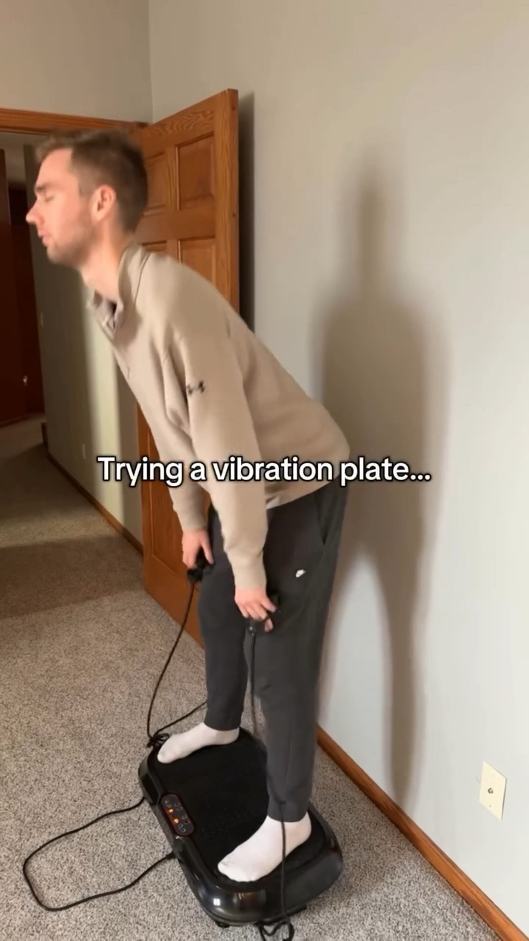 Walter was not prepared for this 

#vibrationplate #doghumor #funnyreel #dogparents #wellness