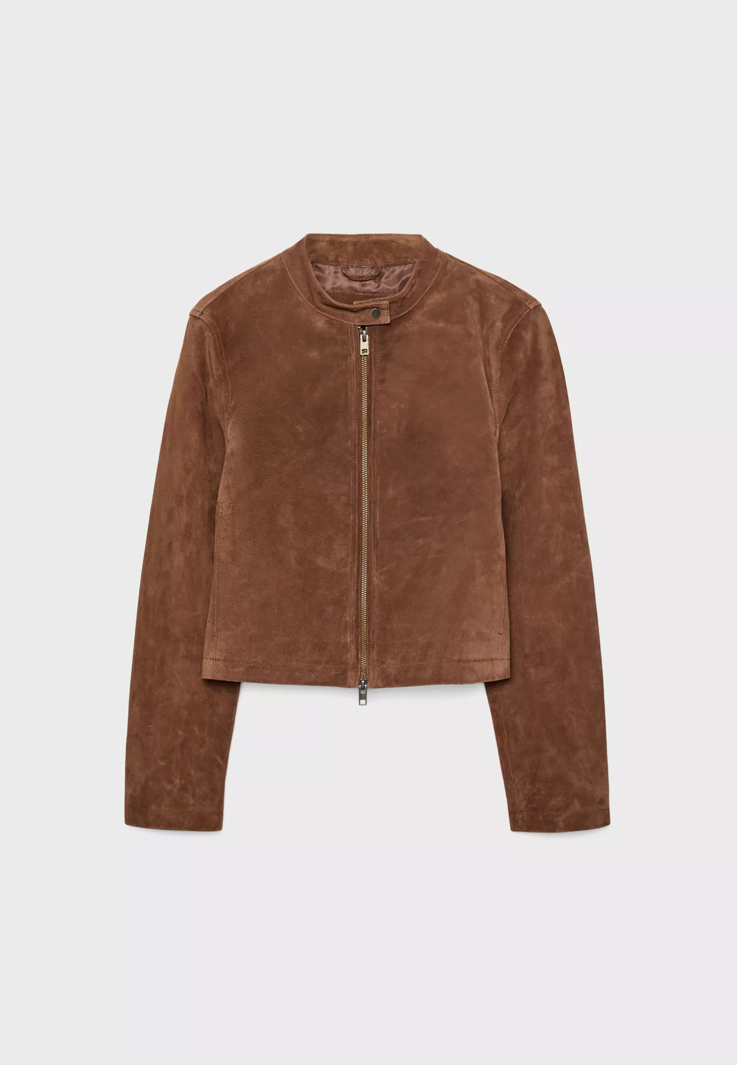 Bikerjacke aus 100% Leder | Stradivarius DE
