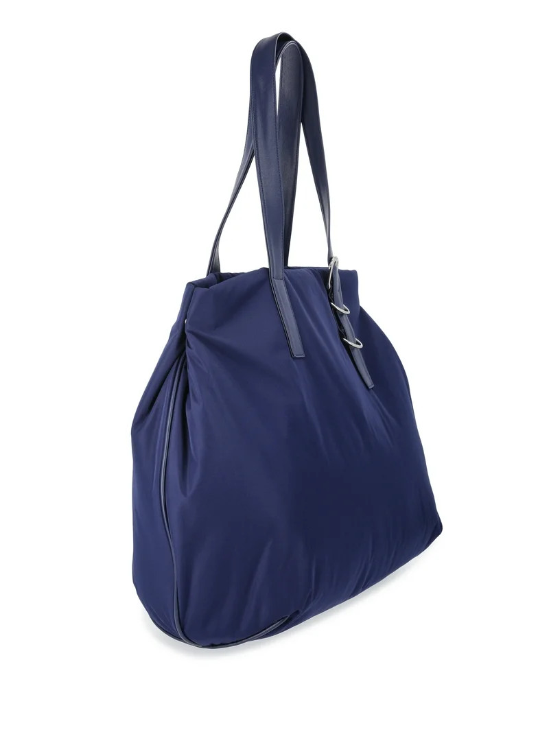 Time and Tru Women's Linden Tote, Navy | Walmart (US)