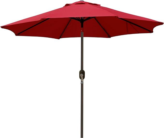 Blissun 9' Outdoor Patio Umbrella, Outdoor Table Umbrella, Yard Umbrella, Market Umbrella with 8 ... | Amazon (US)