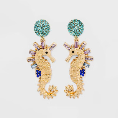 SUGARFIX by BaubleBar 'Horsing Around' Drop Earrings - Blue | Target