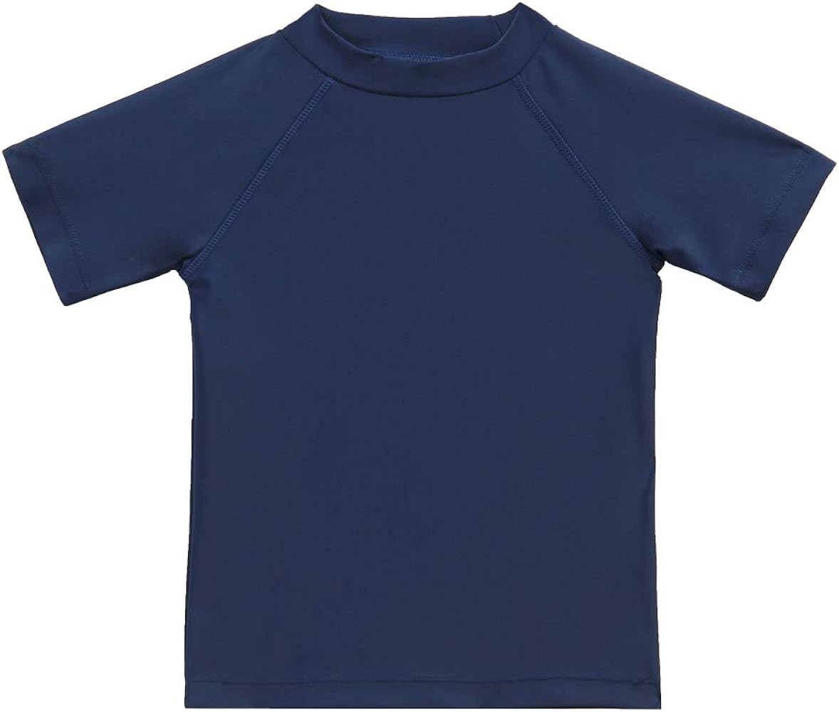ESTAMICO Boys Short Sleeve Rash Guard Shirt Quick Dry Swimwear UPF 50+ Protection Athletic Swim T... | Amazon (US)