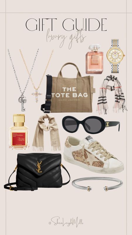 Luxury Gifts ✨

#giftidea #giftguide #giftsforher #luxury #luxurygifts #wife #ysl #gucci #chanel #goldengoose #perfume #purse #jewelry 

#LTKGiftGuide #LTKHoliday #LTKitbag