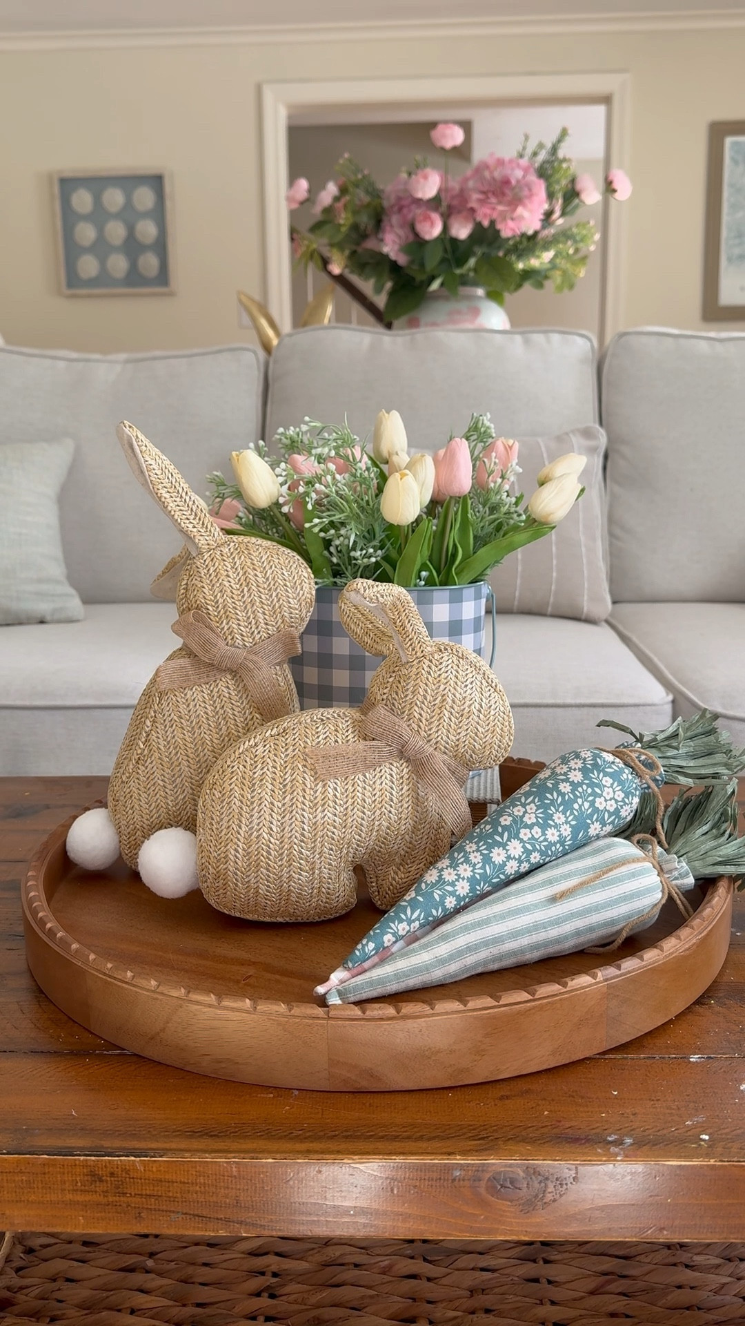 This new Easter decor line at @Michaels is so good! I love this checked bucket and these woven bunnies and carrots are so sweet! 

#LTKHome #LTKSeasonal