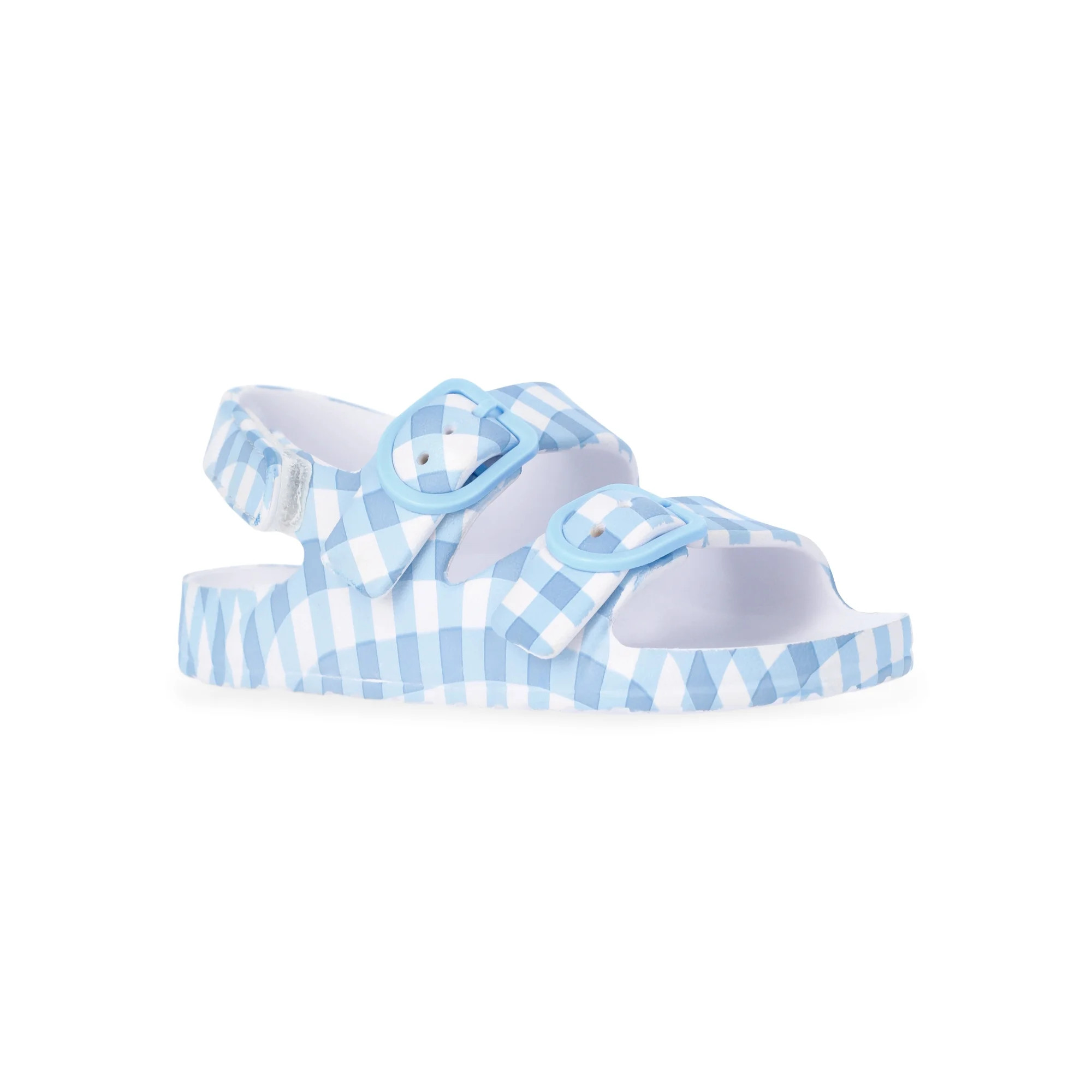 Wonder Nation Toddler Girls Footbed Sandals, 2-Pack | Walmart (US)