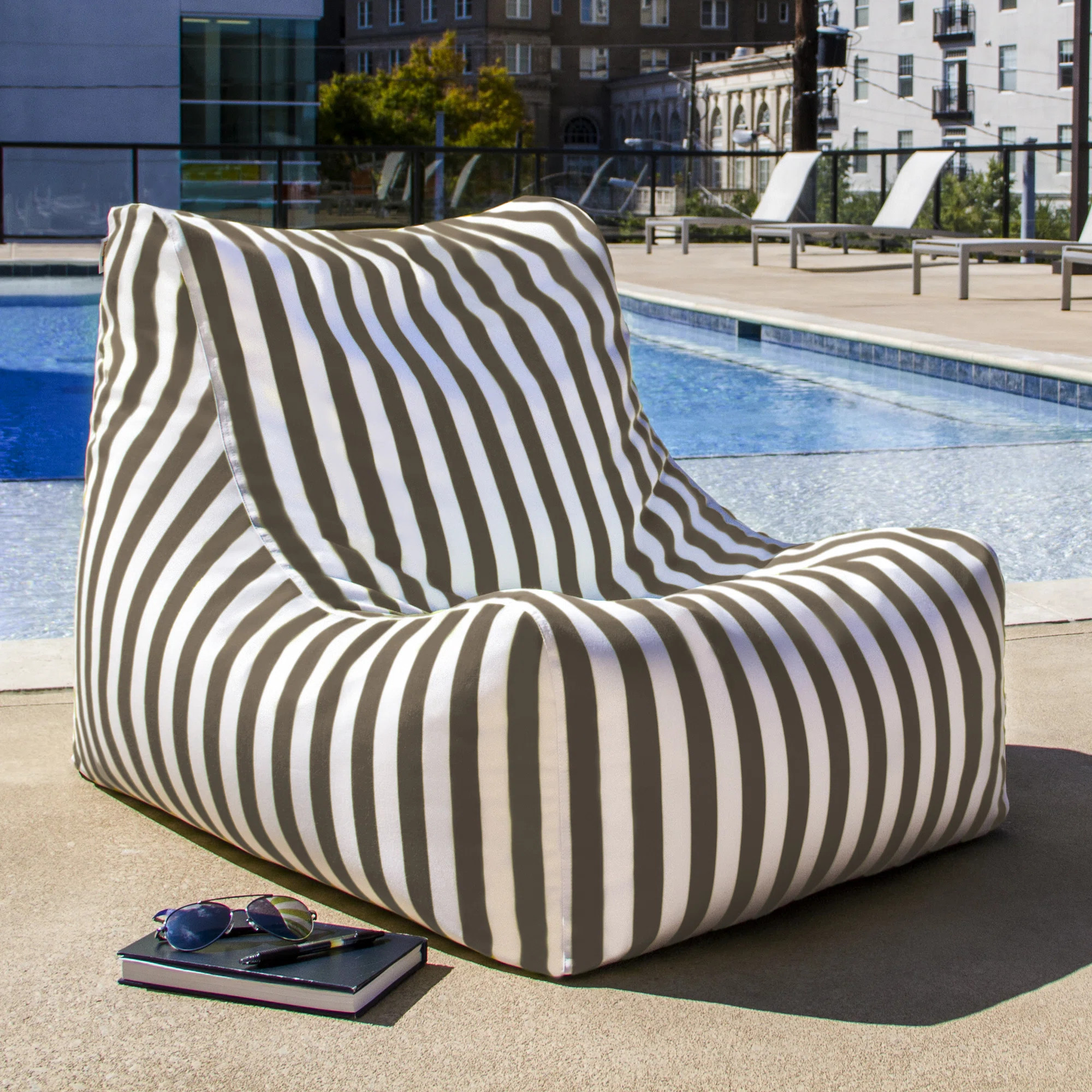 Ponce Outdoor Medium Bean Bag Chair | Wayfair North America
