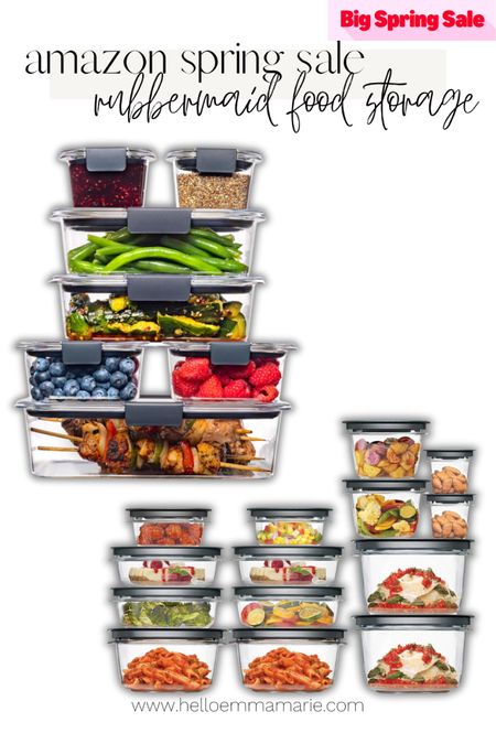 Amazon spring sale // Rubbermaid food storage 

#LTKfindsunder50 #LTKhome #LTKsalealert