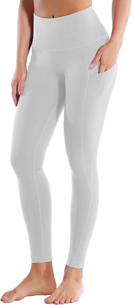 BUBBLELIME 25"/26"/27"/28" Inseam Women's Out Pockets High Waist Yoga Pants Stretchy Workout Pant... | Amazon (US)