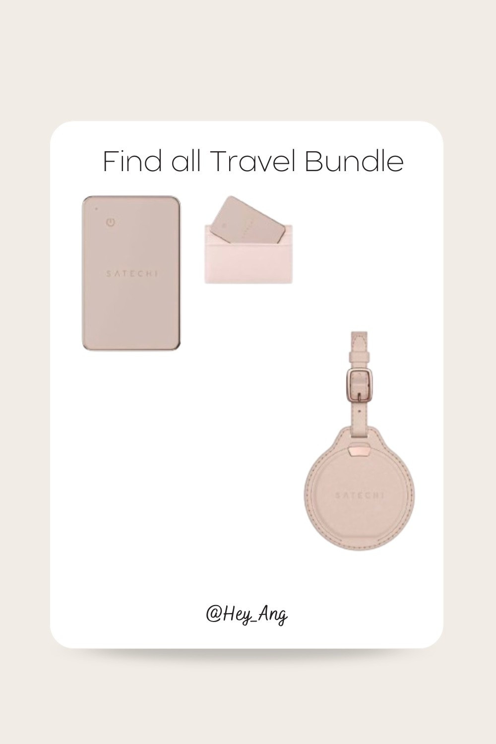 This travel bundle is a great find!! They both sync to your phone. I love how sleek the wallet finder is. The luggage tag is great for your gym bag or your purse. 

#LTKTravel