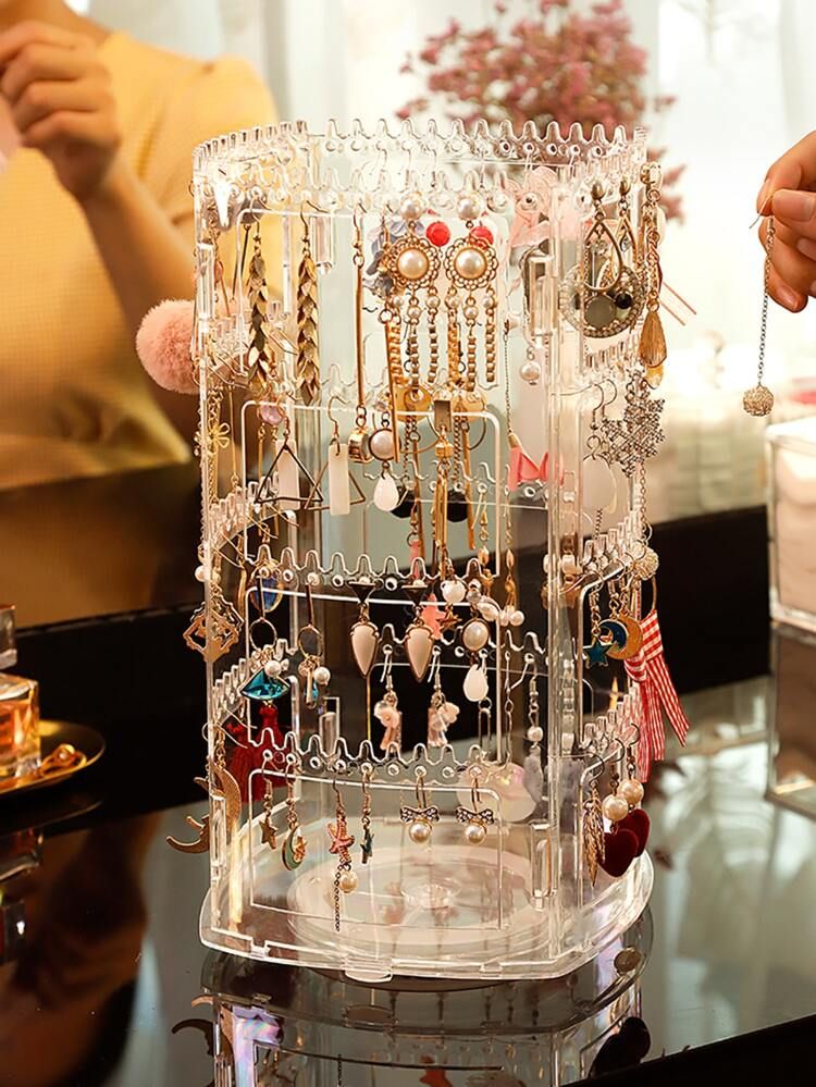 1pc Clear Jewelry Storage Rack | SHEIN