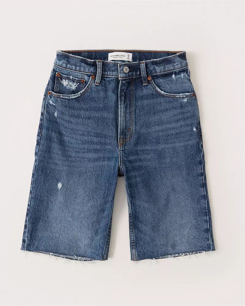 High Rise 9 Inch Shorts | Abercrombie & Fitch US & UK