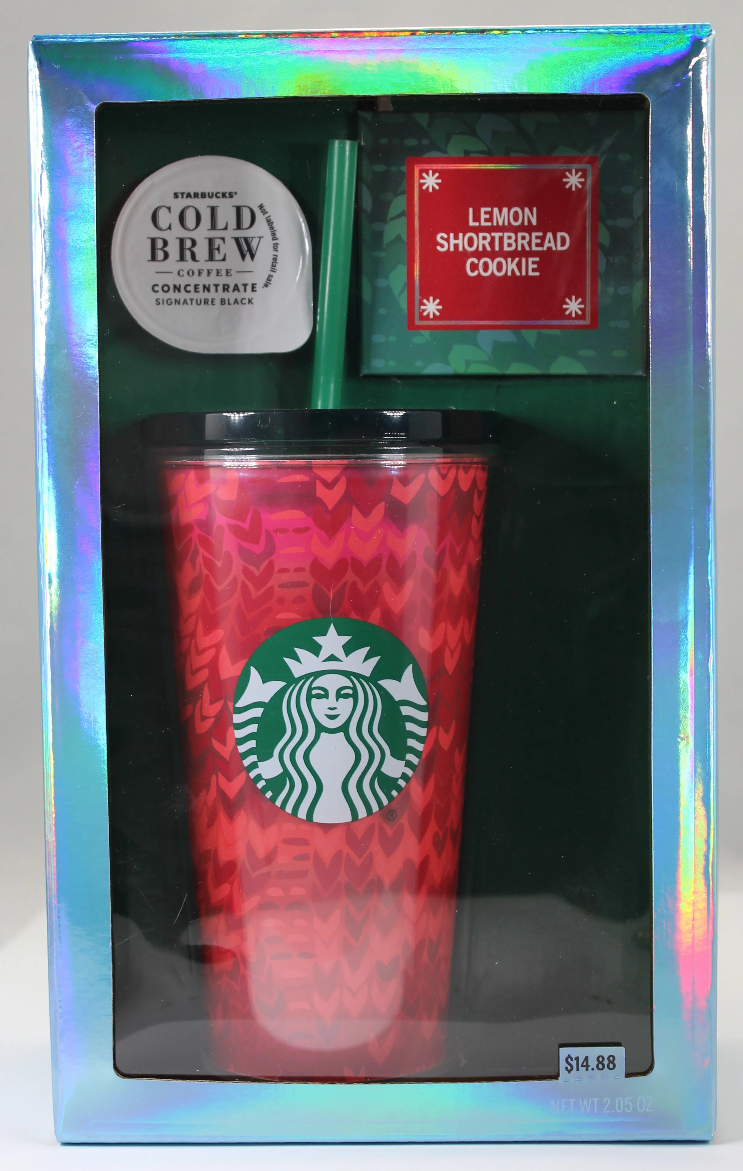 Starbucks Red Cold Cup with Cold Brew and Cookie | Walmart (US)