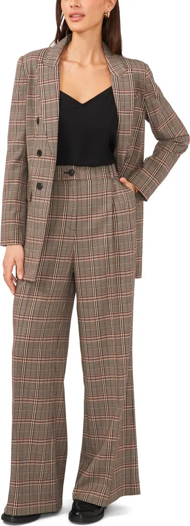 Plaid Double Breasted Blazer | Nordstrom